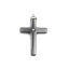 Immagine di (Grado A) Ematite  ( Naturale ) Ciondoli Tono Argento Pistola Nera Croce Trasparente Strass 4.6cm x 3cm, 5 Pz