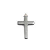 Imagen de (Grado A) Hematite ( Natural ) Colgantes Tono de Plata Negro de Pistola Cruz Transparente Rhinestone 4.6cm x 3cm, 5 Unidades