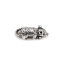 Image de Breloques 3D en Alliage de Zinc Rat Argent Vieilli 19mm x 7mm, 1000 Pcs