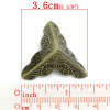 Picture of Iron Based Alloy Box Corner Protectors Triangle Antique Bronze Vine Carved 3.6cm x 1.9cm(1 3/8"x 6/8"), 30 PCs