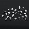 Picture of Crimps Tube Beads Findings Silver Plated 2mm,5000PCs