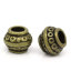 Immagine di Lega di Zinco Separatori Perline Lanterna Bronzo Antico Placcato Nulla Disegno Circa 9.0mm x 7.0mm, Foro:Circa 4.0mm, 100 Pz
