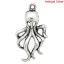 Image de Bijoux d'Océan Pendentifs en Alliage de Zinc Animal Poulpe Creux Argent Vieilli 32mm x 17mm, 50 Pcs