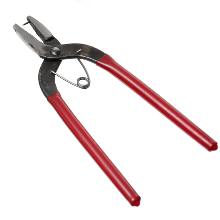 Stainless Steel Hole Punch Pliers Hand Tools Red 16cm(6 2/8"),1 Piece 