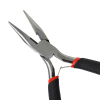 Picture of Stainless Steel Flat Nose Pliers Jewelry Making Hand Tools Black 12.5cm(4 7/8"),1 Piece 