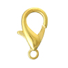 Picture of Zinc Based Alloy Lobster Clasps Gold Plated 21mm x 12mm, 50 PCs