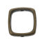 Picture of 200 PCs Zinc Based Alloy Beads Frames Antique Bronze Rectangle (Fits 10mm Beads) 14mm x 13mm