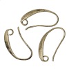 Immagine di 20 Pz Ottone Orecchini con Ganci a Filo per Orecchio per Accessori per la Creazione di Gioielli Fai-da-te Bronzo Antico Con Loop 20mm x 11mm, Posta / Filo Dimensione: 0.7mm(21 misura)