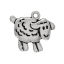 Bild von 250 Stück Zinklegierung Charms Antiksilber Schaf 18mm x 16mm