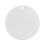 Image de Pendentifs en Laiton Forme Rond Plaqué argent, Diamètre: 20.0mm, 30 Pièces