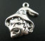 Image de 30 Pendentifs Charms Holloween Sorcier 16x23mm