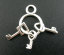 Image de 30 Pendentifs Breloques Charm Clé/Clef 27x12mm