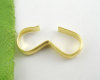 Imagen de Conectores Aleación de Número Chapado en Oro 13mm x 6mm, 200 Unidades