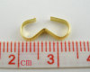 Imagen de Conectores Aleación de Número Chapado en Oro 13mm x 6mm, 200 Unidades