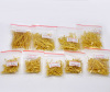 Picture of 900 PCs Mixed Gold Plated Head Pins Findings 0.7mm(21 gauge)