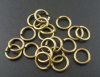 Imagen de 200 Unidades 8mm Diámetro, 1.2mm(17 gauge) Hierro Abierto Argollas Tono Bronce Ronda