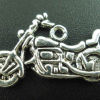 Picture of 300 PCs Zinc Based Alloy Travel Charms Antique Silver Color Motorcycle 24mm x 14mm