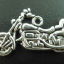 Bild von 300 Stück Zinklegierung Reise Charms Antiksilber Motorrad 24mm x 14mm