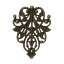Picture of Filigree Stamping Embellishment Findings Antique Bronze Hollow 4.8cm x 3.5cm(1 7/8" x 1 3/8"),50PCs
