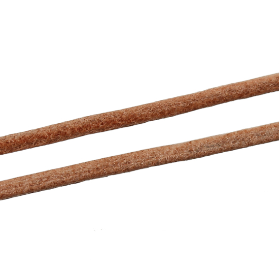 Image de Cordon en Cuir Kaki, 1.5mm Gros, 10 