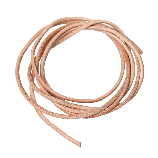 Image de Cordon en Cuir Kaki, 1.5mm Gros, 10 