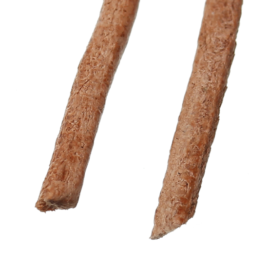Image de Cordon en Cuir Kaki, 1.5mm Gros, 10 