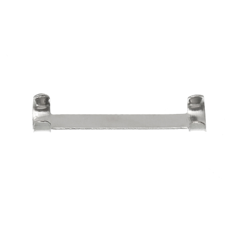 Ring Size Adjuster Reducer Resizer Clip Silver Tone 18mm x 4mm( 6/8" x 1/8"),200PCs