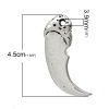 Imagen de Colgantes Aleación Machete Plata Antigua  4.5cm x 1.7cm, 5 Unidades