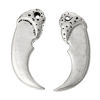 Imagen de Colgantes Aleación Machete Plata Antigua  4.5cm x 1.7cm, 5 Unidades