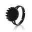 Bild von Messing Einstellbar Ringrohlinge mit Fassung Rund Schwarz (für 12mm D) 16.7mm（US Größe:6.25) 10 Stück