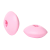 Picture of Wood Spacer Beads Round Pink About 10mm Dia, Hole: Approx 3mm, 90 PCs