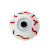 Picture of Resin Dome Cabochon Round Flatback Eye Pupil White & Gray 16mm(5/8") Dia, 30 PCs