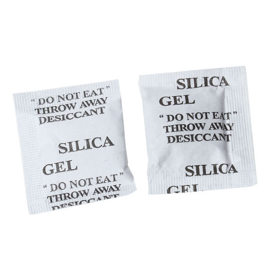 Picture of Silica Gel Preservative Desiccant Sachets White 4cm x 3cm , 2000 PCs