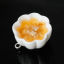Immagine di Resina Charm Ciondoli Ciotola Bianco 22mm x 22mm, 10 Pz