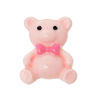 Picture of Resin Embellishments Bear Animal Pink 23mm x19mm( 7/8" x 6/8"), 50 PCs