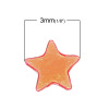 Изображение PVC Пластик Пайетки Звезда Смешанный Разноцветный 3мм x 3мм , 100 Грамм