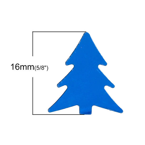 Picture of PVC Sequins Paillettes Christmas Tree At Random 16mm( 5/8") x 14mm( 4/8"), 5000 PCs