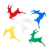 Picture of PVC Sequins Paillettes Christmas Reindeer At Random 18mm x17mm( 6/8" x 5/8"), 5000 PCs