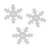Picture of PVC Sequins Paillettes Christmas Snowflake Silver 13mm x 12mm(4/8"x4/8"), 5000 PCs