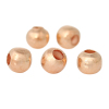 Picture of Iron Based Alloy Seed Beads Round Rose Gold About 2mm Dia., Hole: Approx 0.6mm, 2000 PCs