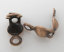 Picture of Alloy Beads Tips (Knot Cover) Clamshell With 2 Closed Loops Antique Copper 8mm x 4mm, 500 PCs