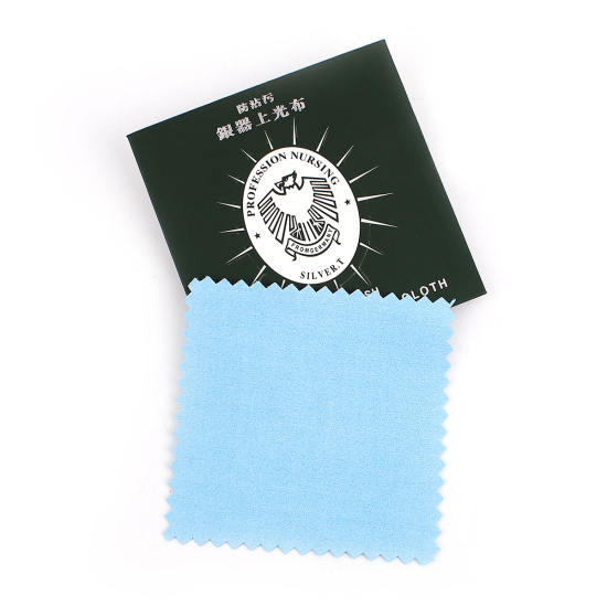 Picture of 10 PCs Silver Jewelry Cleaning Cleaner Polishing Cloth 82x82mm