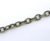 Picture of Alloy Link Cable Chain Findings Antique Bronze 5x3.5mm(2/8"x1/8"), 5 M