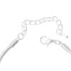 Picture of Copper European Style Snake Chain Charm Bracelets Silver Plated W/ Lobster Claw Clasp And Extender Chain 15cm long, 4 PCs