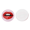 Picture of Glass Dome Seals Cabochons Round Flatback Pink & Red Lip Pattern 20mm( 6/8") Dia, 2 PCs