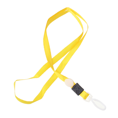 Image de Attaches Portables en Polyester Jaune 43.0cm, 20 Pièces