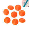 Изображение Акриловые Стразы Круглые Оранжево-красный Шлифованный 8мм, 500 ШТ