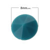 Изображение Акриловые Стразы Круглые Переливчатый синий Шлифованный 8мм, 500 ШТ
