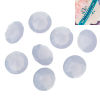 Picture of Acrylic ss38 Pointed Back Rhinestones Round Gray Faceted 8mm(3/8")Dia, 500 PCs