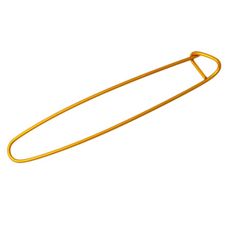 Aluminum Safety Pins Brooches At Random Mixed 14.9cm x 26.0mm, 10 PCs
